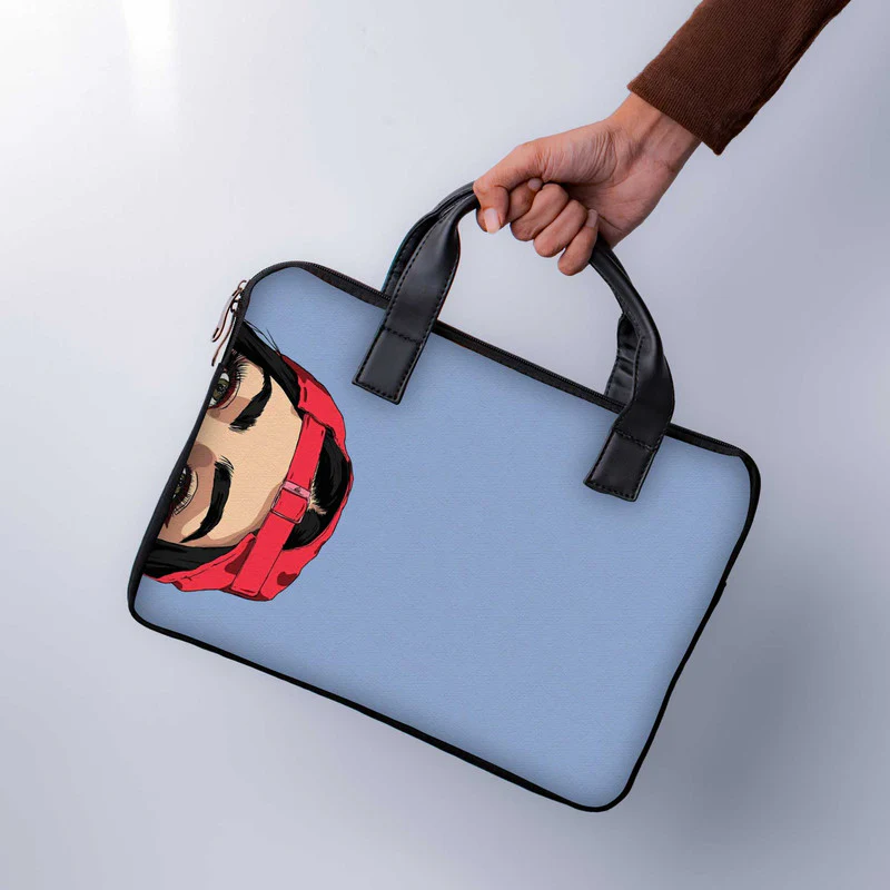 Side Peep Laptop Sleeve With Handle