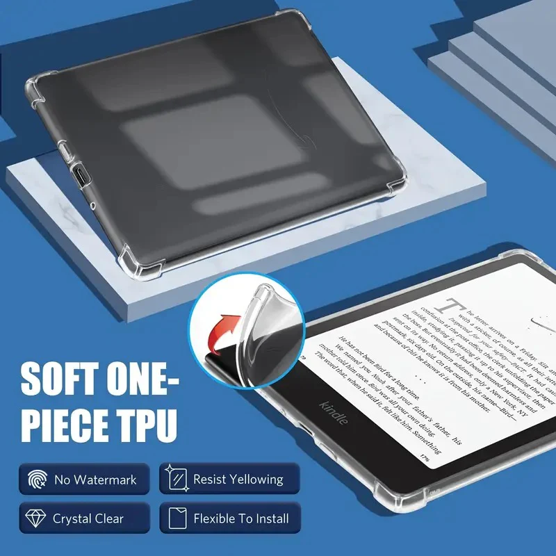 Silicone Cover for Kindle Paperwhite - Lightweight, Scratch-Resistant Case - Image 3