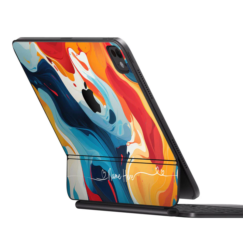 iPad Magic Keyboard Fluid waves Skin