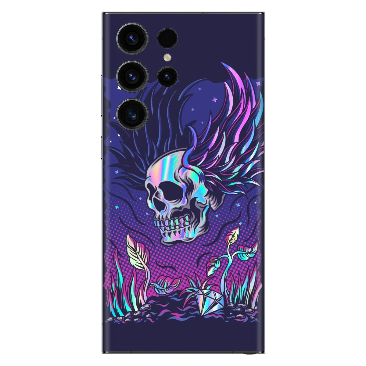 Skull Shiny Mobile Skin