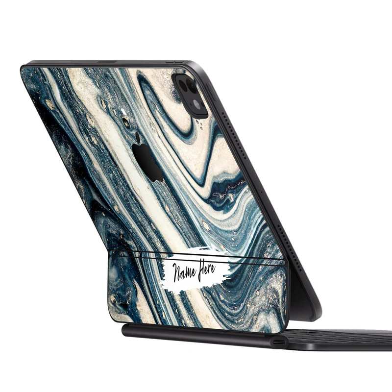 iPad Magic Keyboard Glitter Marble Skin