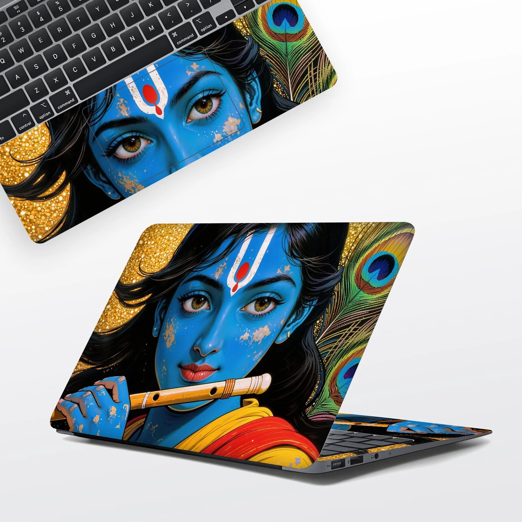 Lord Krishna Art Laptop Skin