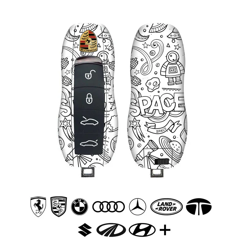 Space Art Car Key Skins