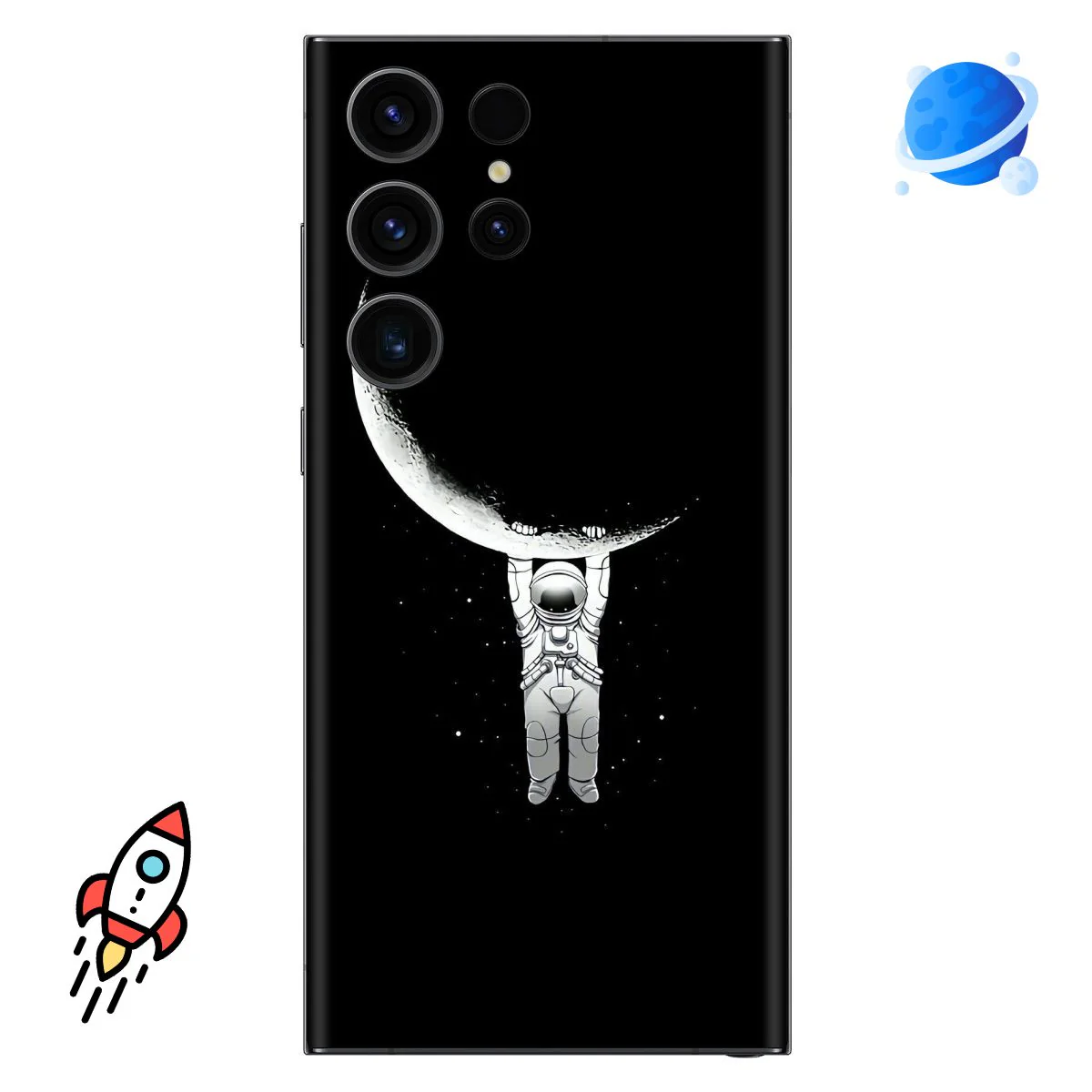 Kid Astronaut Mobile Skin