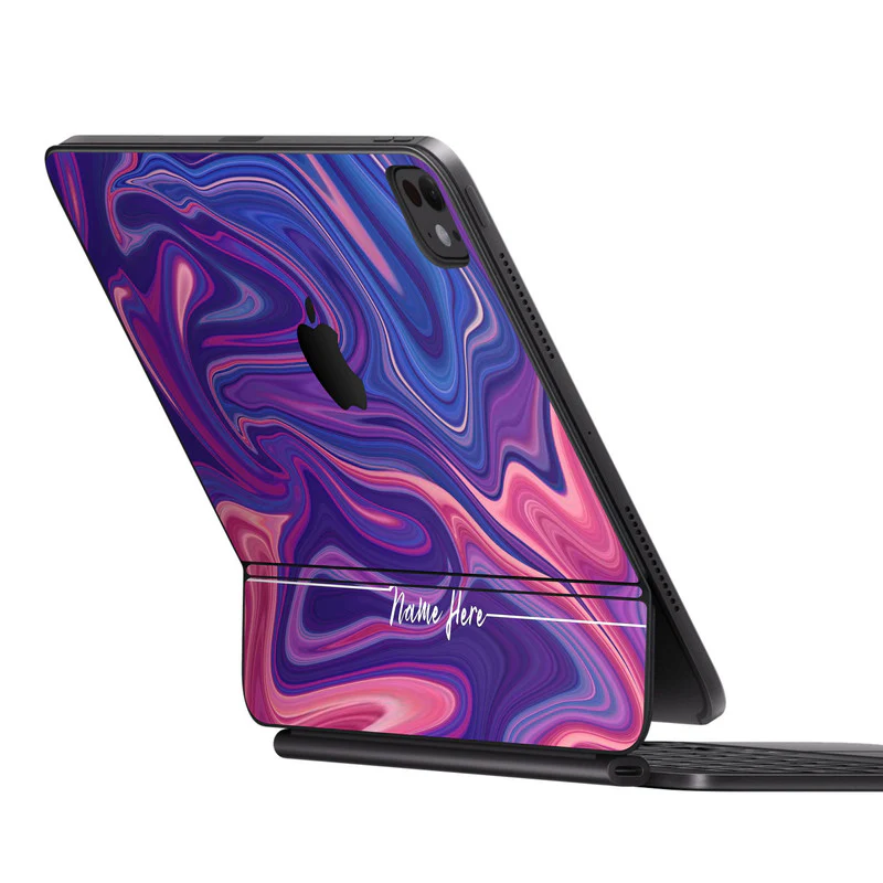 iPad Magic Keyboard Liquid Purple Skin