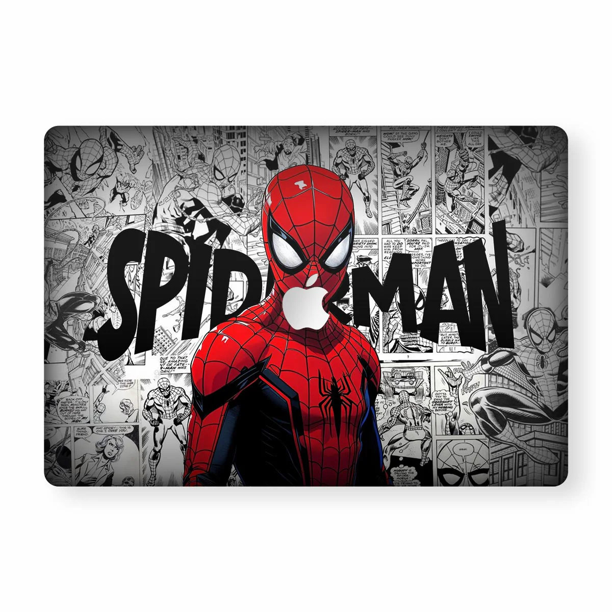 Spiderman City MacBook Skin