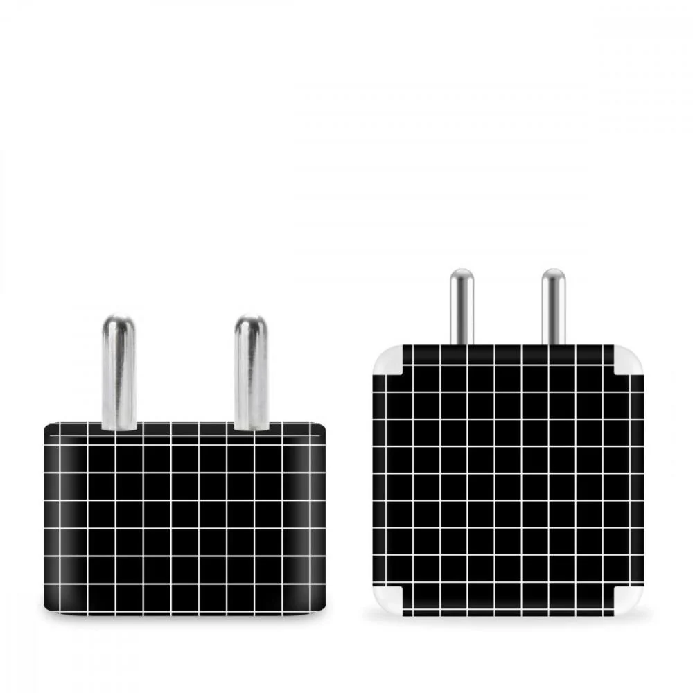 Squares Black Charger Skin - Image 3