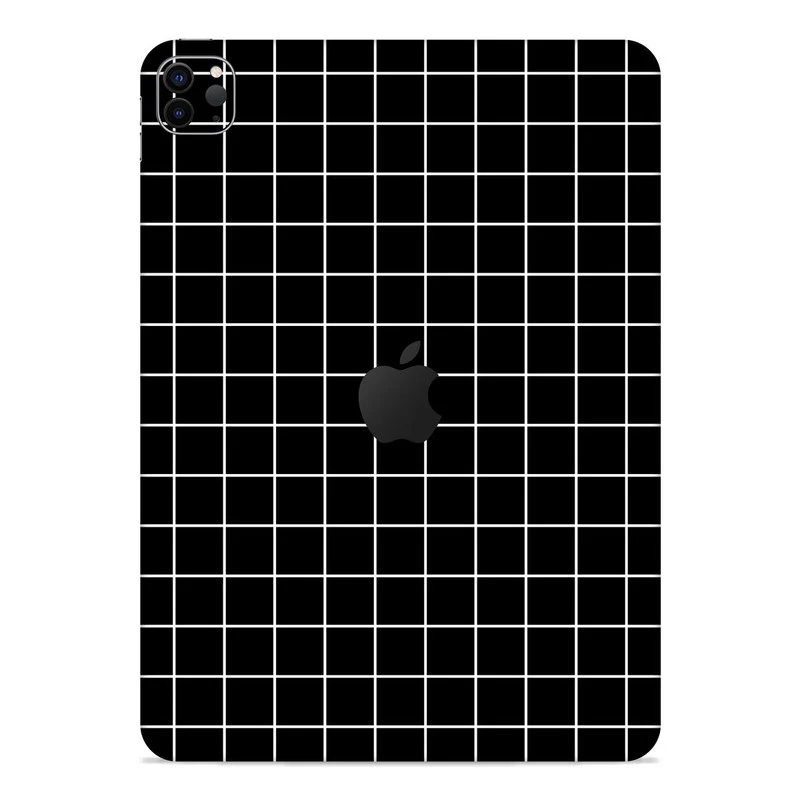 iPad Skin Squares Black