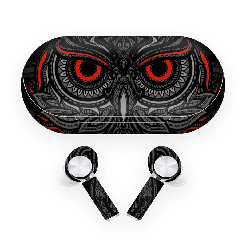 Classic Owl Red OnePlus Buds Z Skin