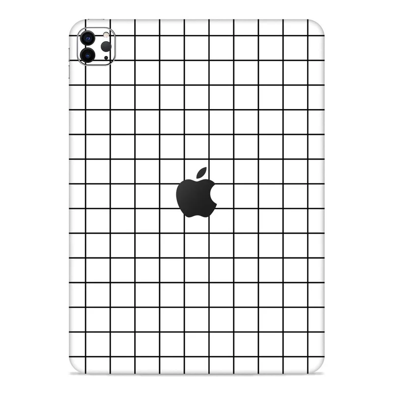 iPad Skin Squares White