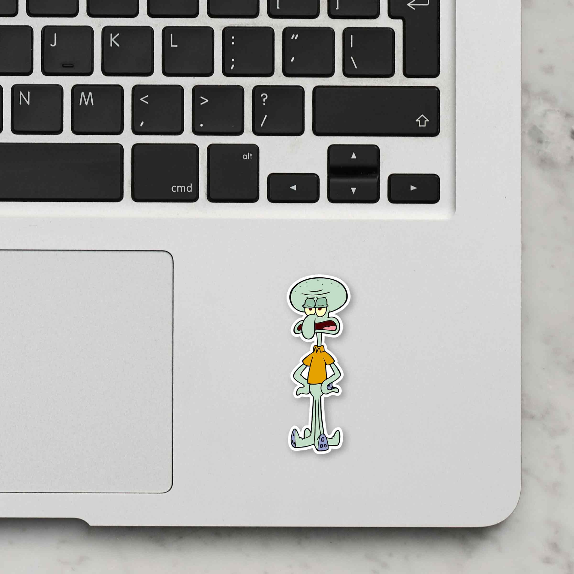 Squidward Tentacles Laptop Sticker - Image 2