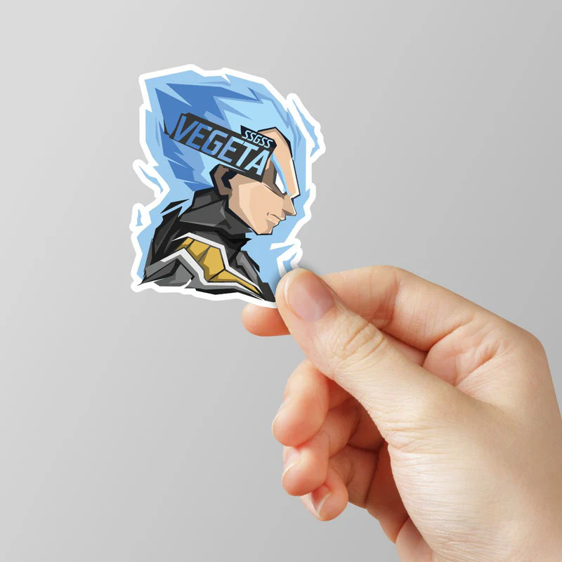 SSGSS Vegeta Laptop Sticker