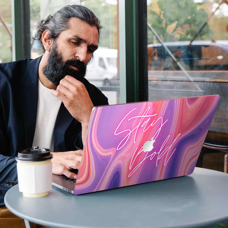 Macbook Stay Bold Laptop Skins - Image 3