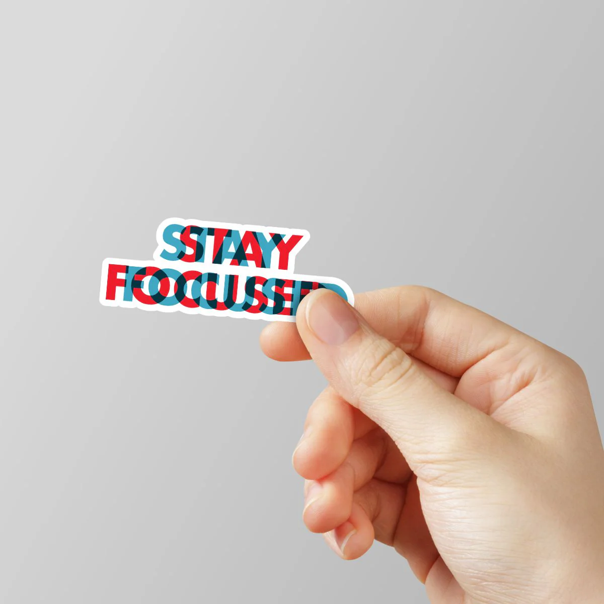 Stay Focused Laptop Sticker