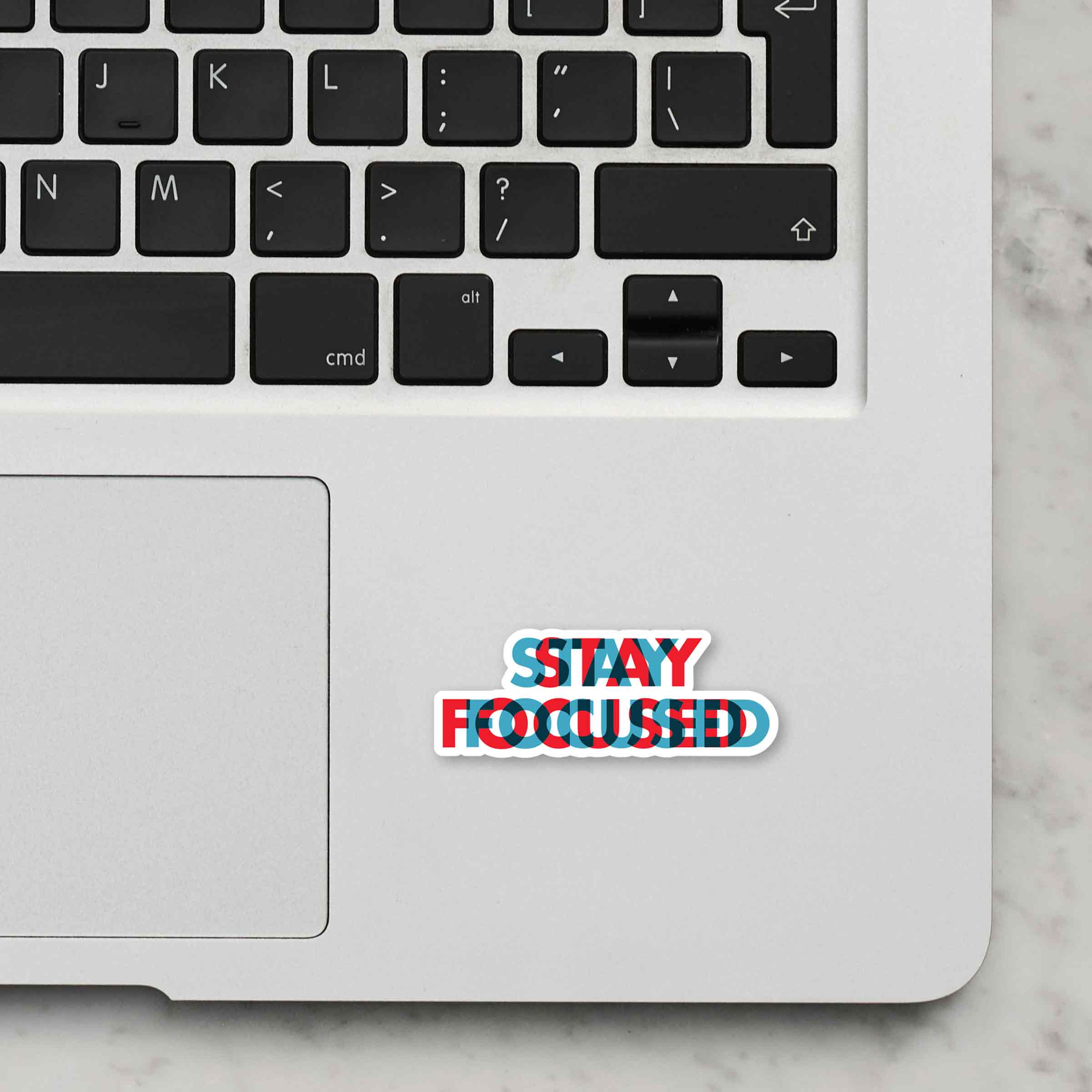 Stay Focused Laptop Sticker - Image 2
