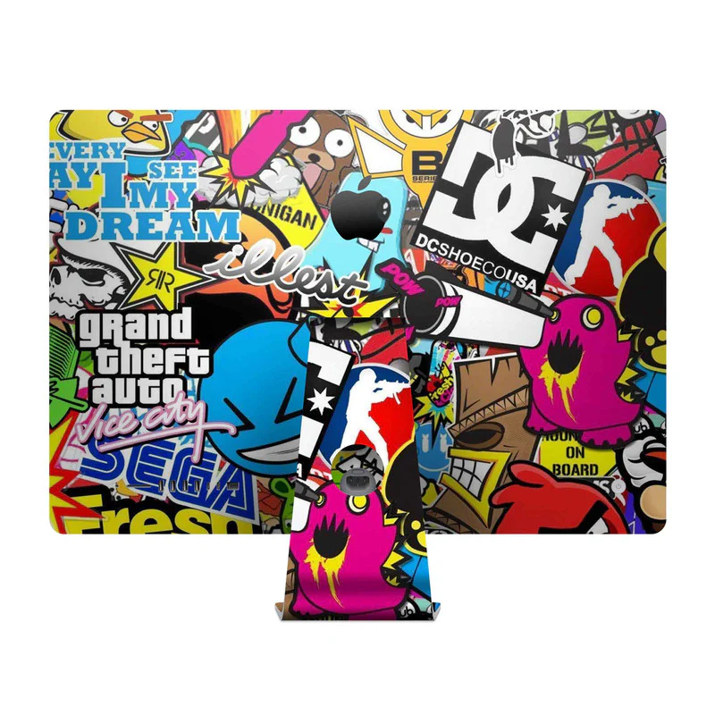 Sticker Bomb 1 Skin For Apple iMac - Image 2