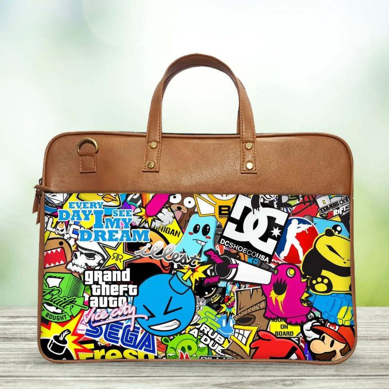 Sticker Bomb Classic Laptop Bag