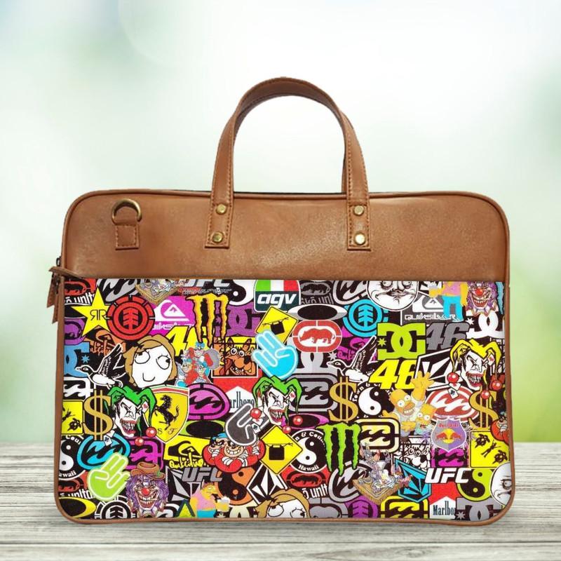 Sticker Bomb Classic Laptop Bag - Image 2