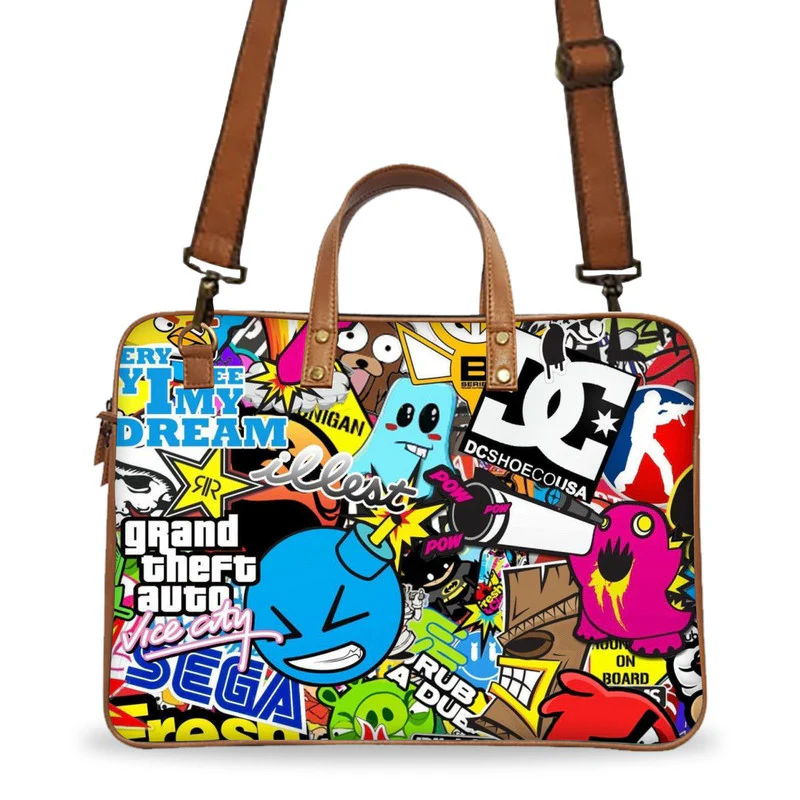 Sticker Bomb Deluxe Laptop Bag