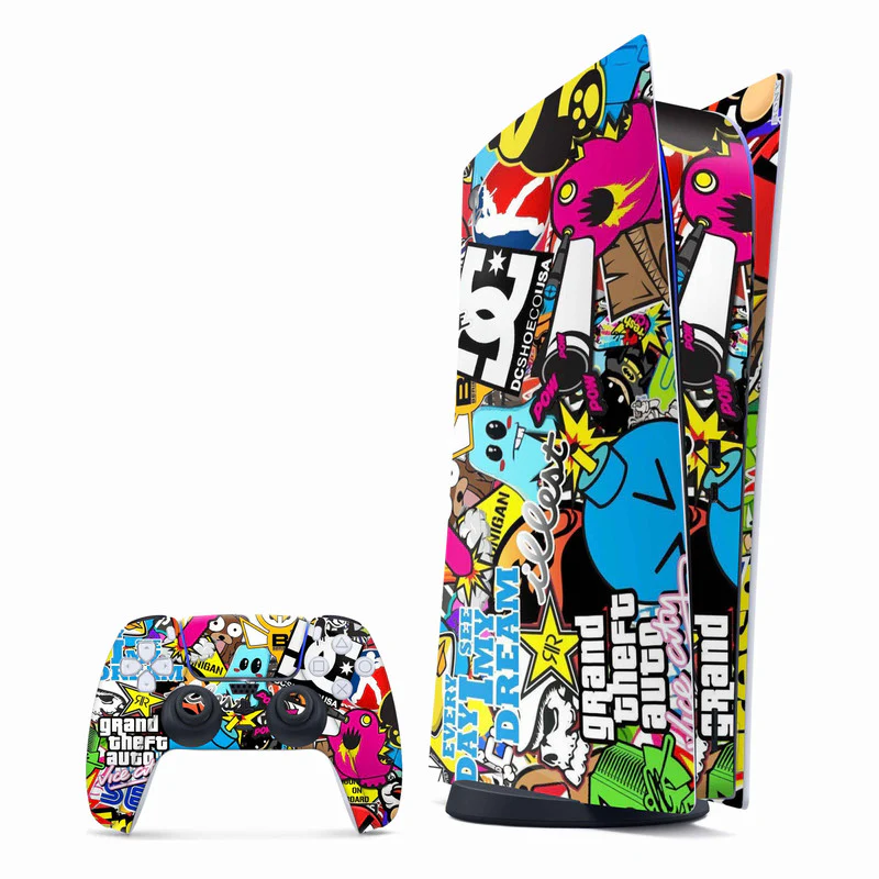 Sticker Bomb 1 PlayStation Skin