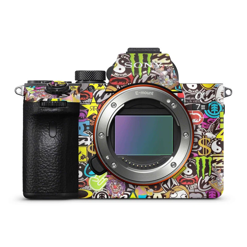Funky Stickers Camera Skins