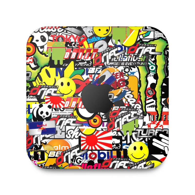 Sticker Bomb 3 Skin For Apple Mac Mini