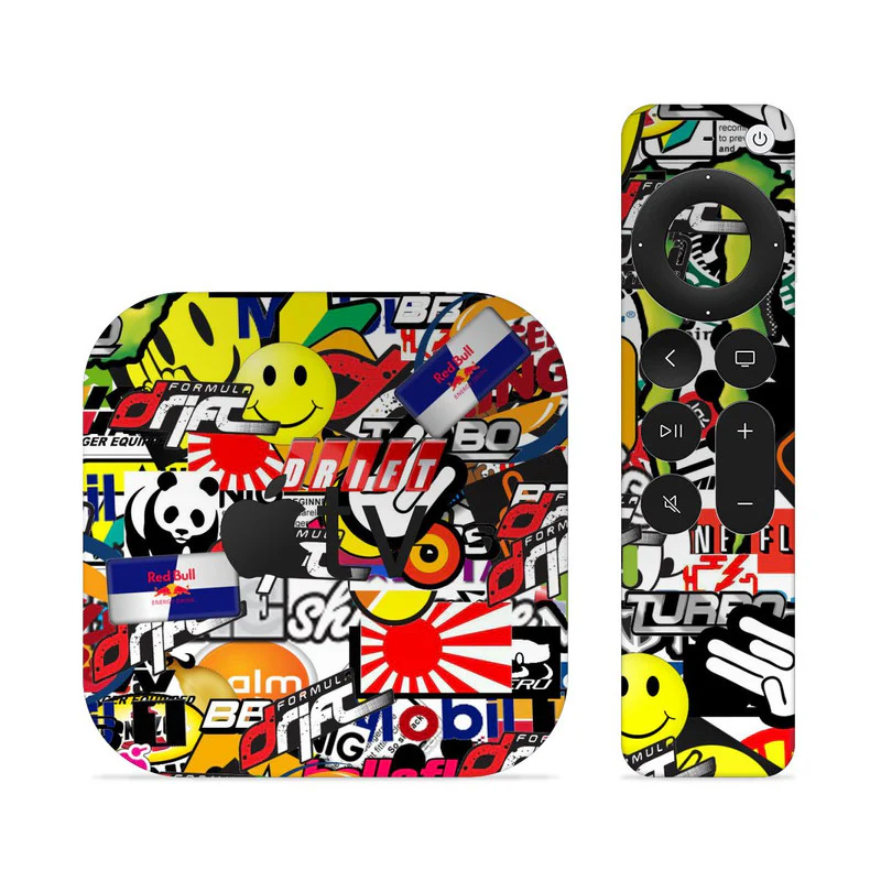 Sticker Bomb 3 Skin For Apple TV
