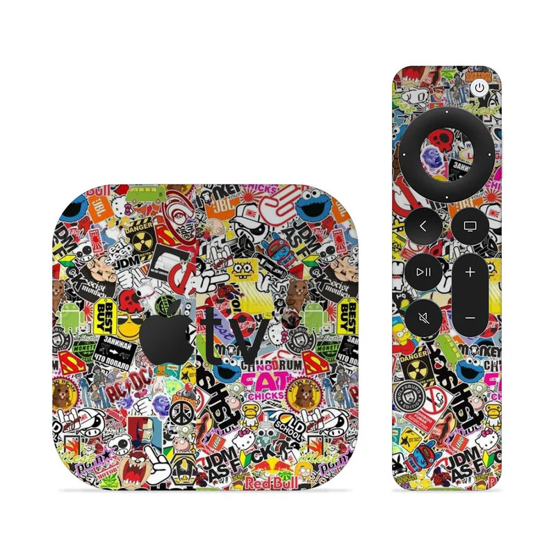 Sticker Bomb 4 Skin For Apple TV
