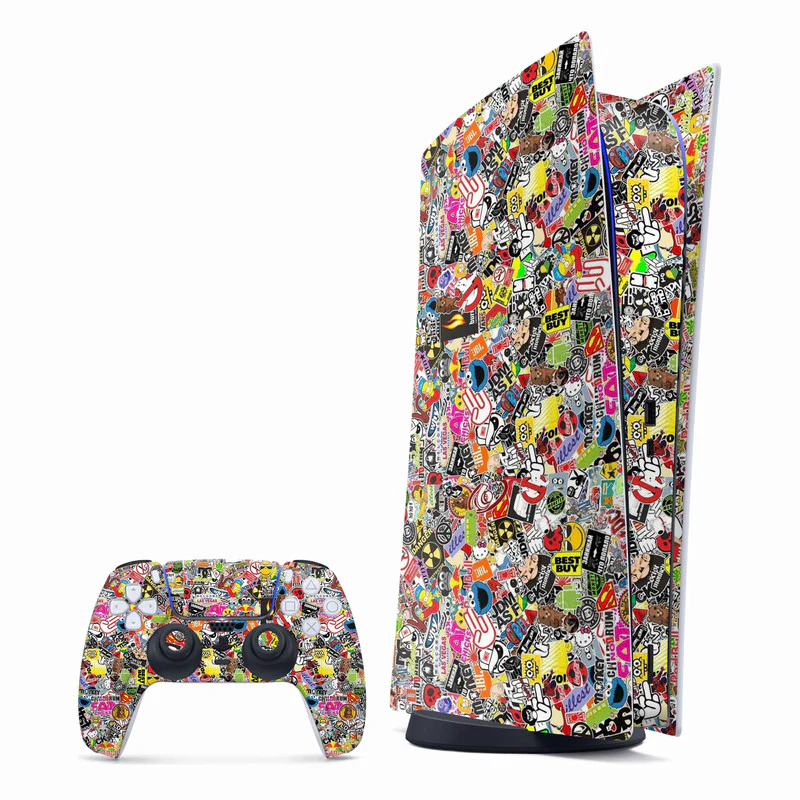 Sticker Bomb 4 PlayStation Skin