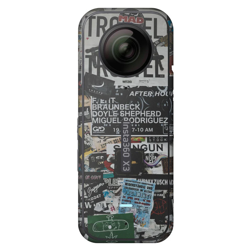Sticker Bomb Insta 360 Skin