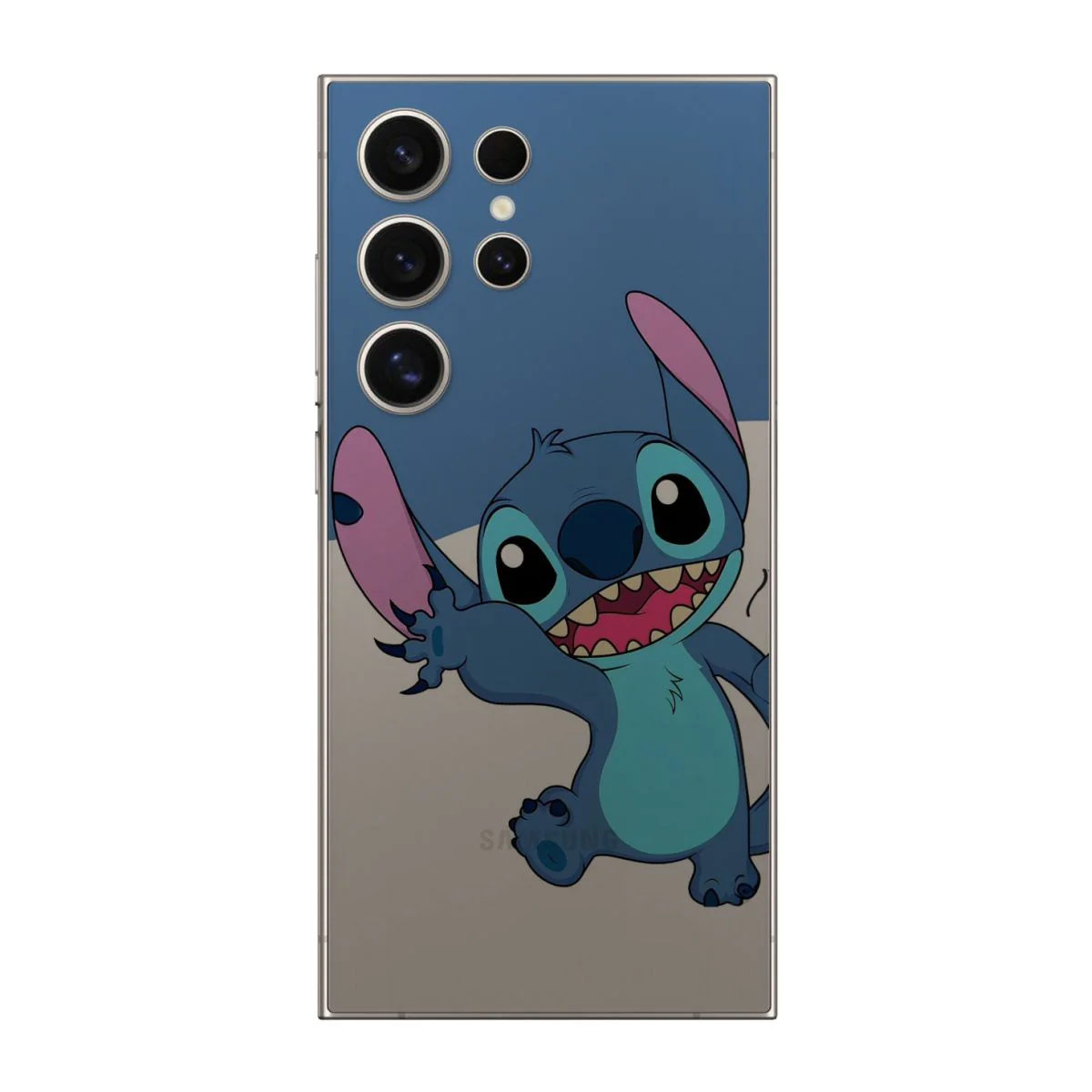 Stitch Transparent Mobile Skin