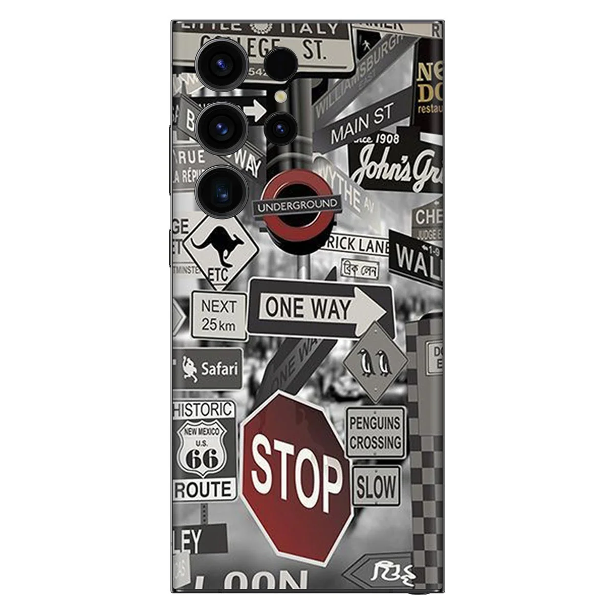 Street Abstract Mobile Skin