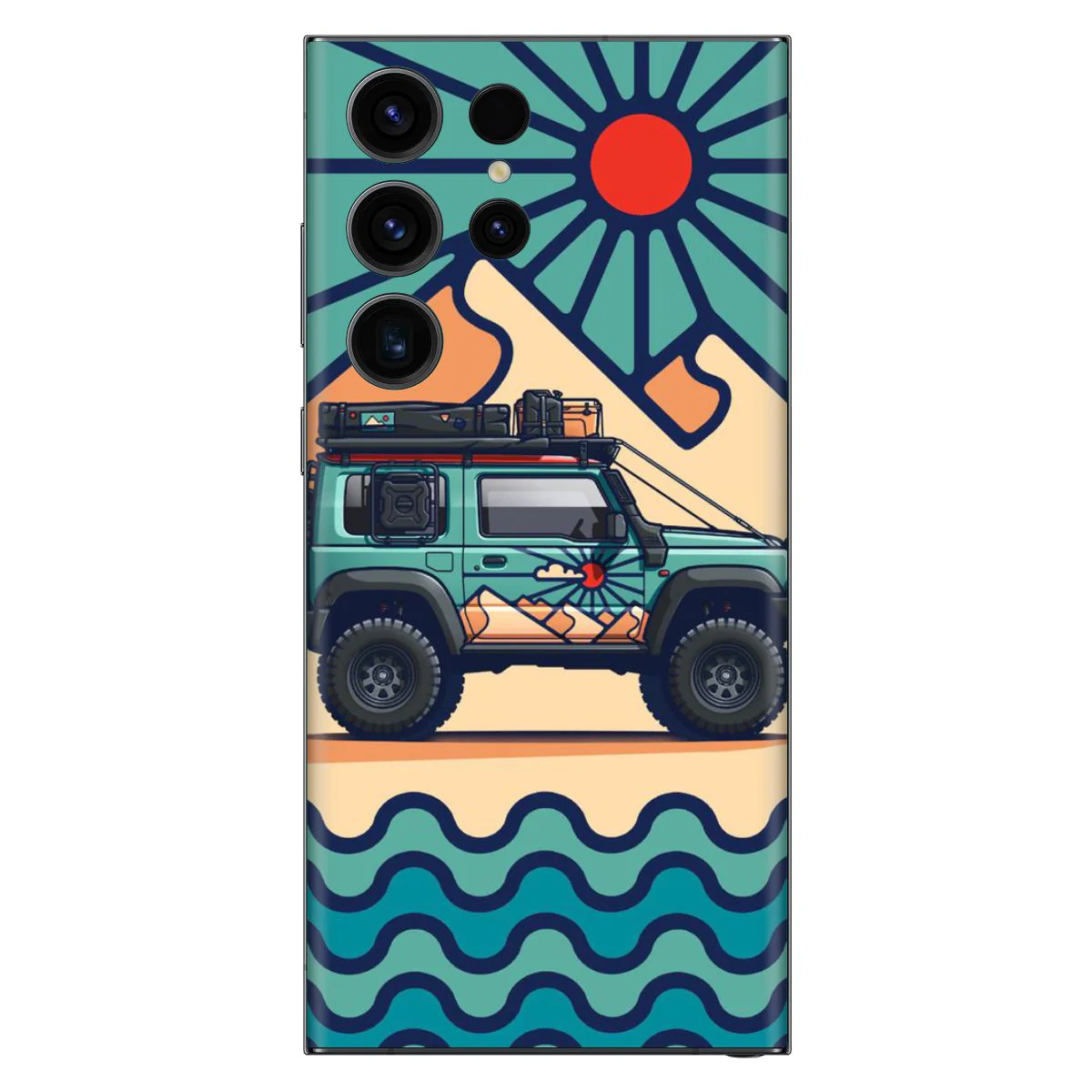 Summer Travel Mobile Skin