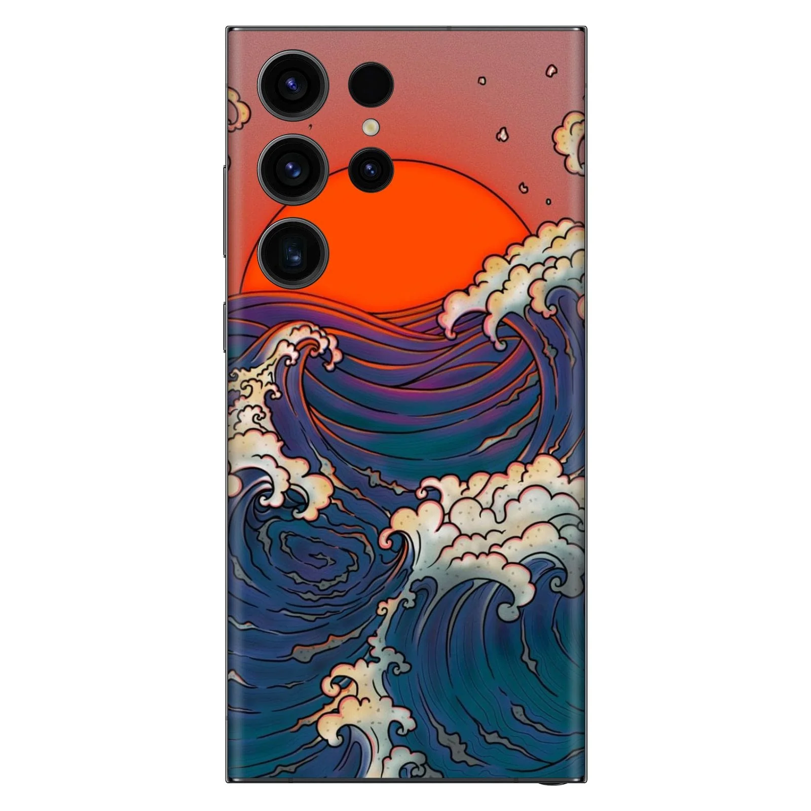 Sunset in Waves Mobile Skin