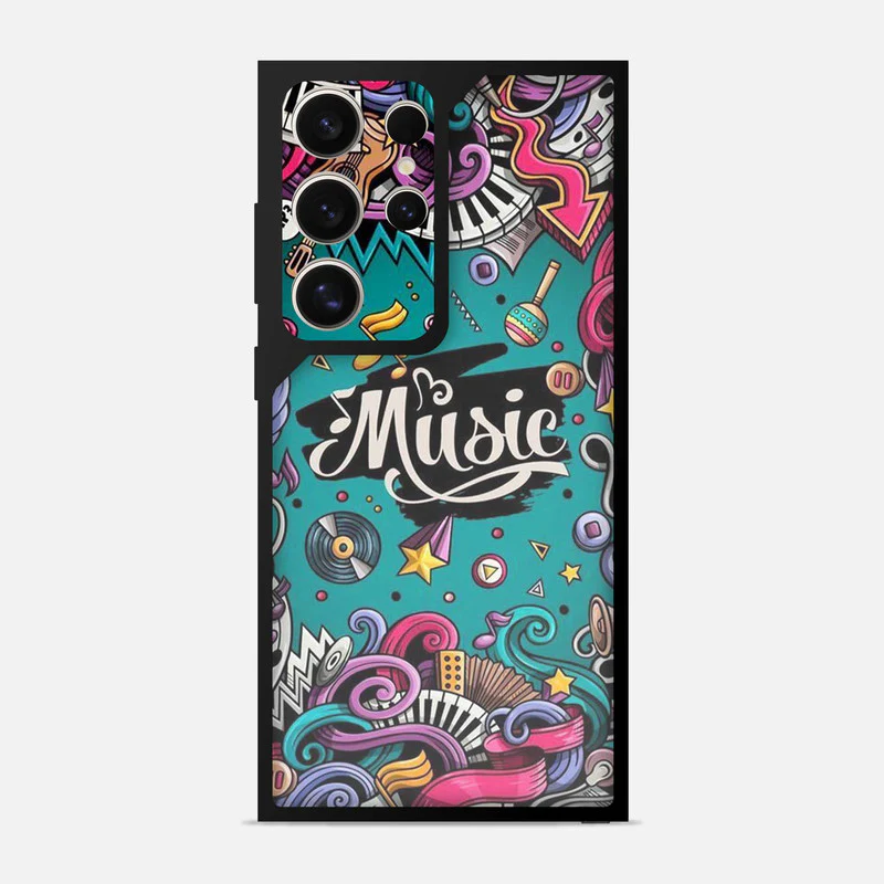 Music Lover Abstract Bumper Mobile Cover