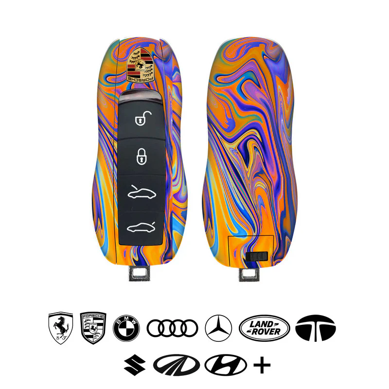 Swirls Car Key Skins - Image 2