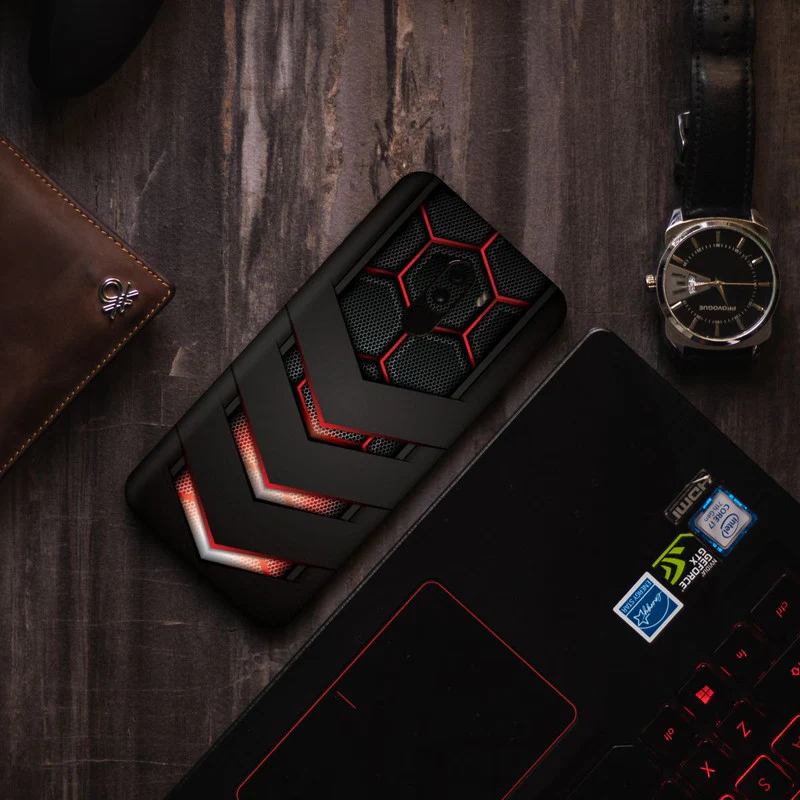 Tech Red Mobile Skin