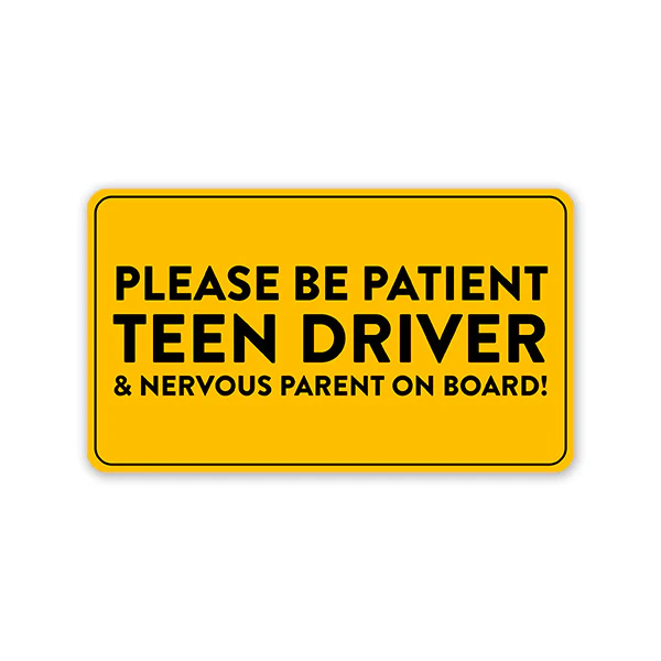 Teen Driver Car Sticker