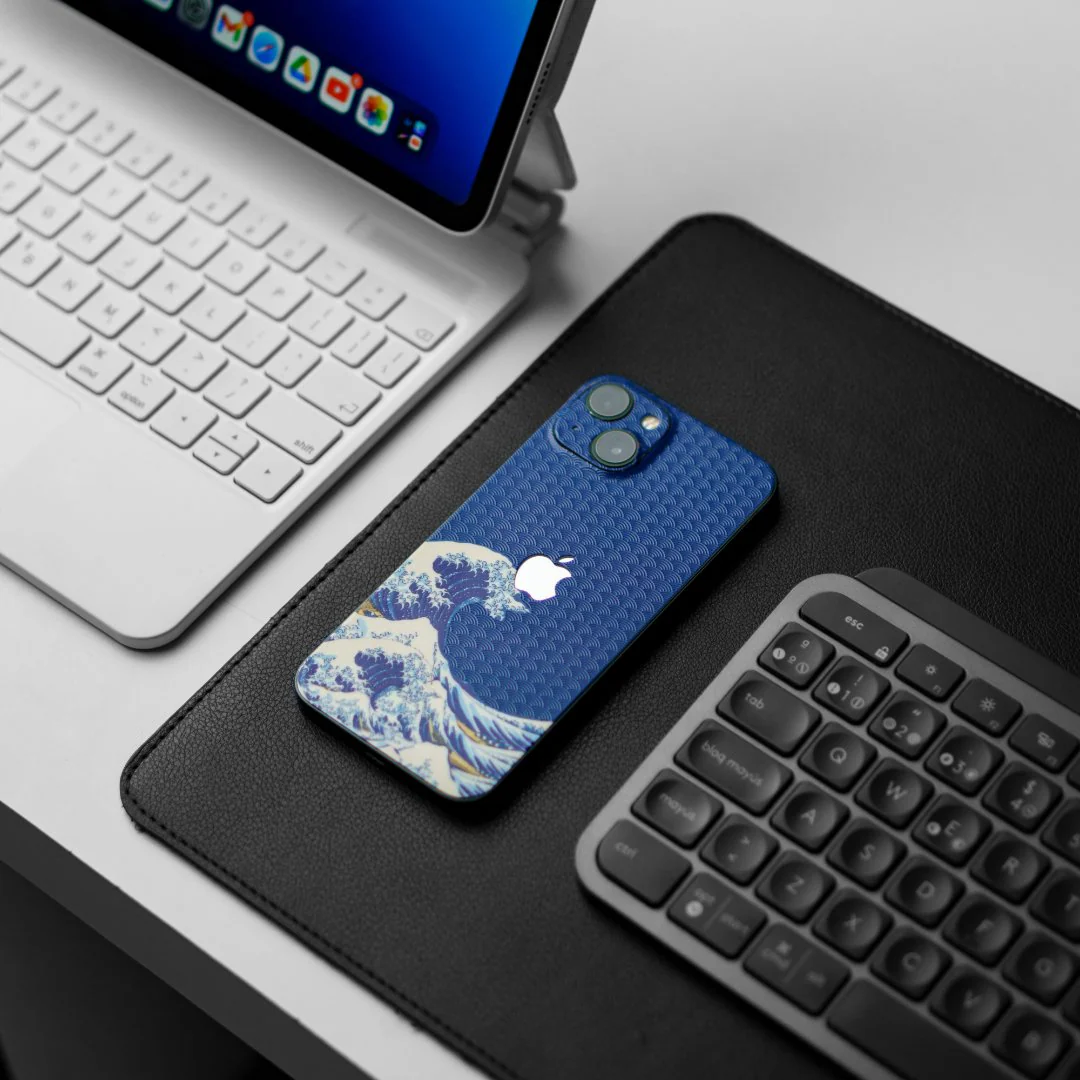Textured Waves Mobile Skin