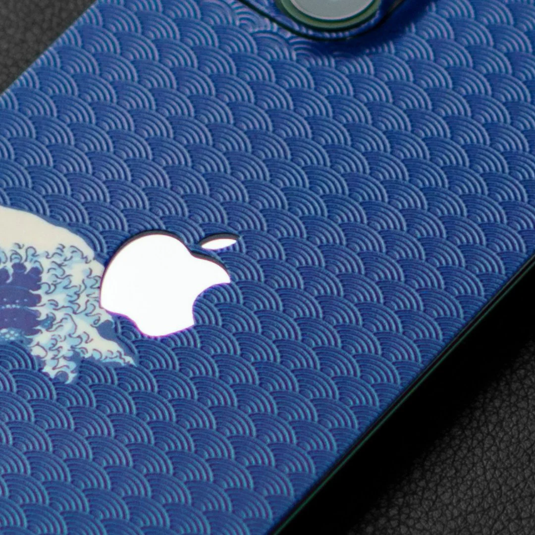 Textured Waves Mobile Skin - Jumbo X WrapCart - Image 2