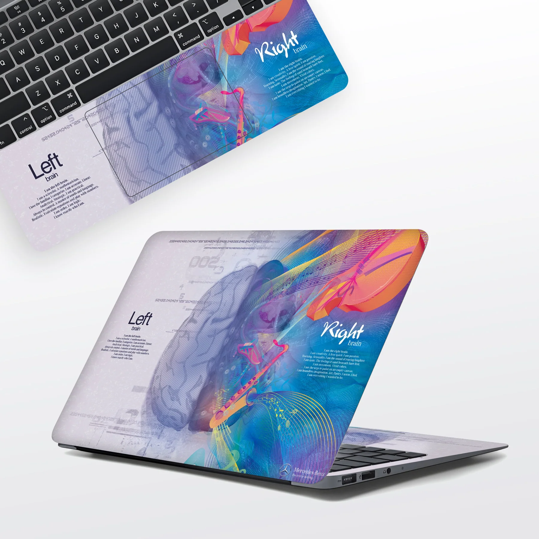 The Brain Laptop Skin