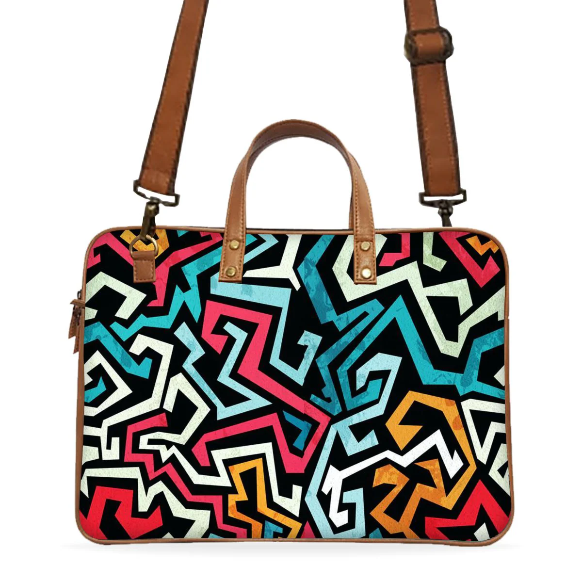 The Colourful Lines Abstract Deluxe Laptop Bag