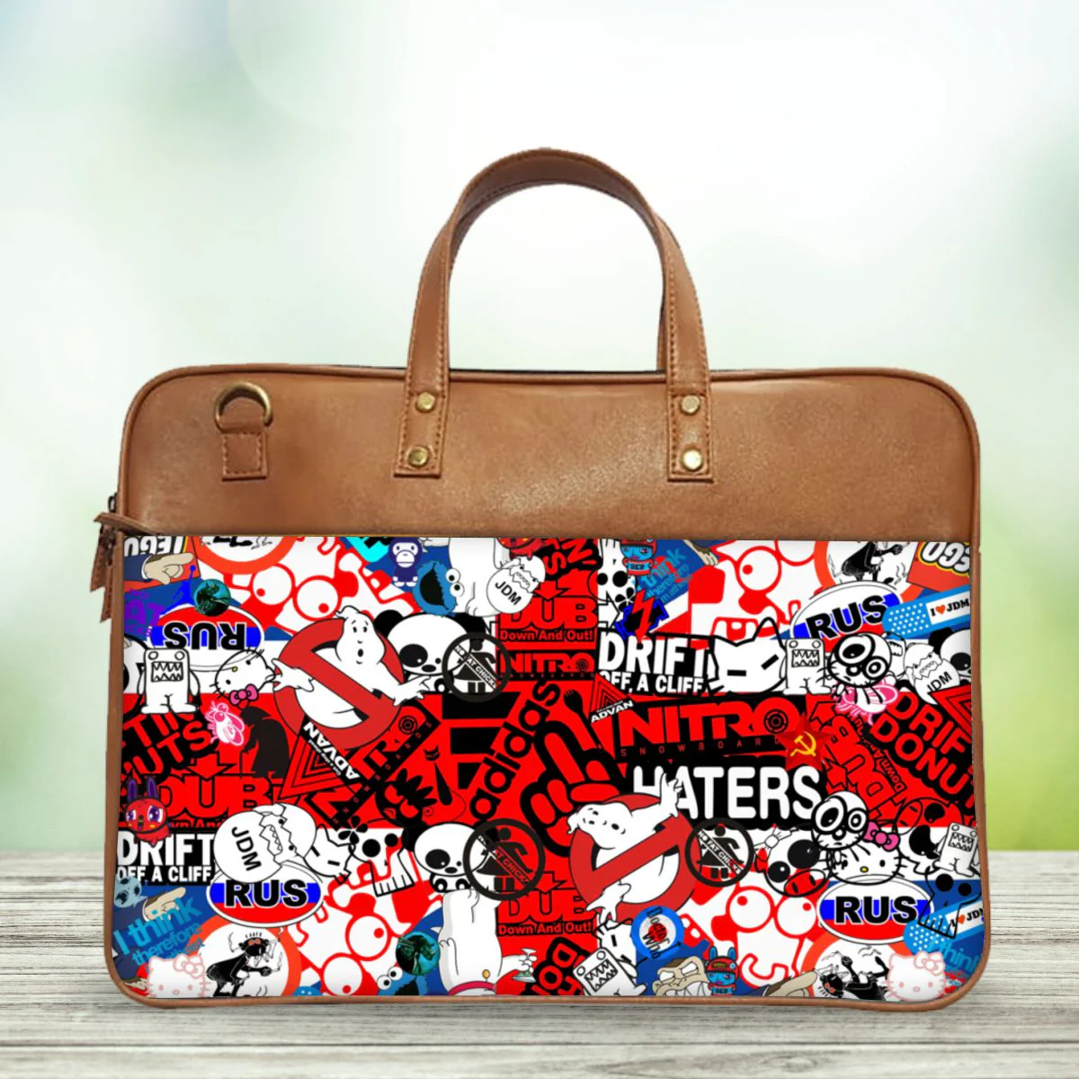 The English Abstract Classic Laptop Bag