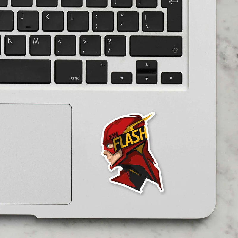Flash Laptop Sticker - Image 2