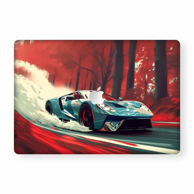 The Racing Car Macbook Skin