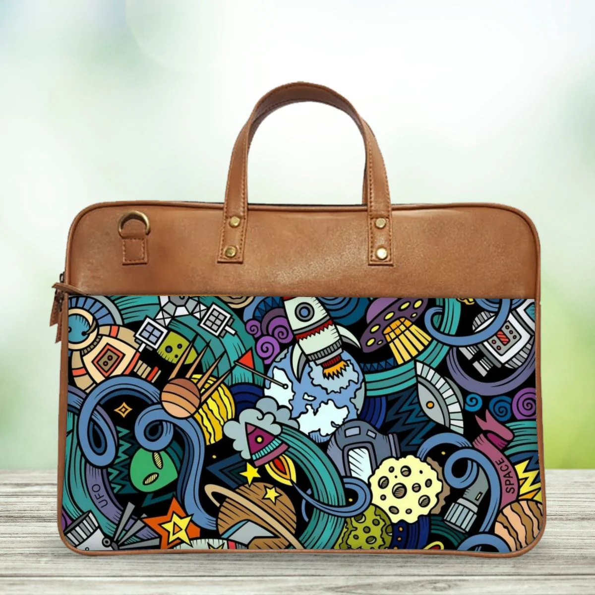 The Space Abstract Classic Laptop Bag