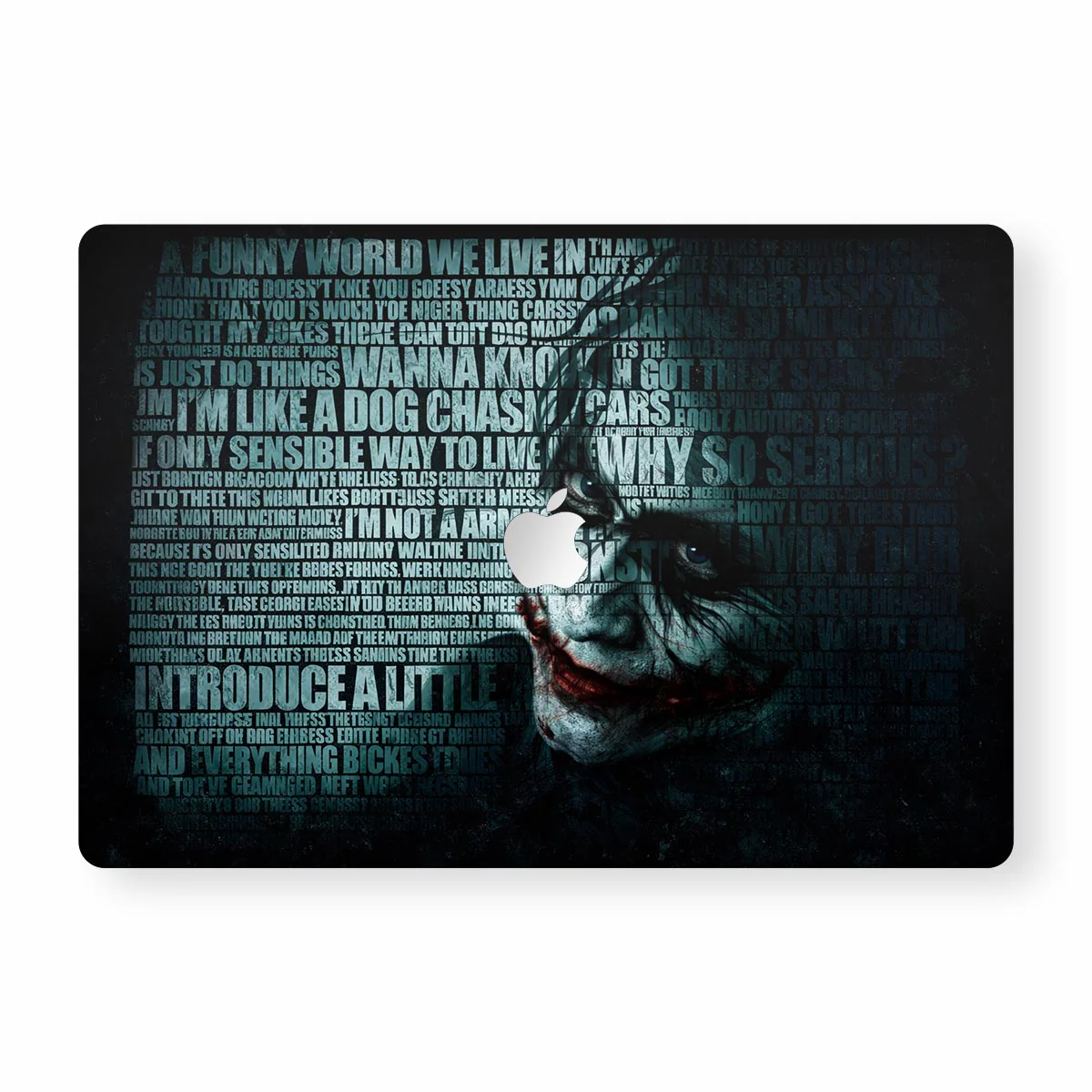 Chaotic Words Macbook Skins