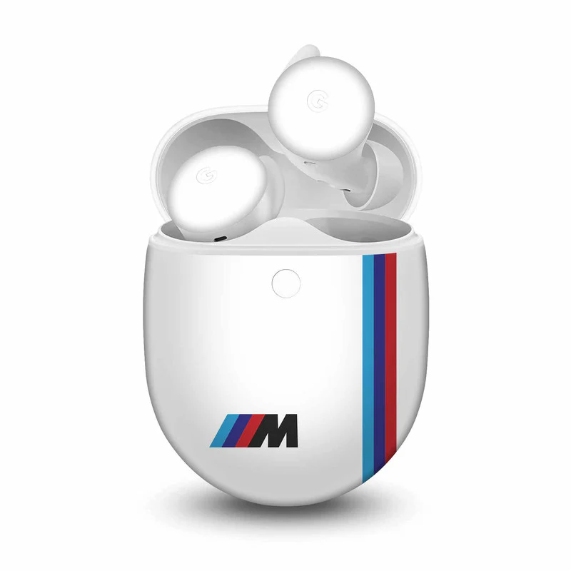 M Sports White Google Pixel Buds Skin