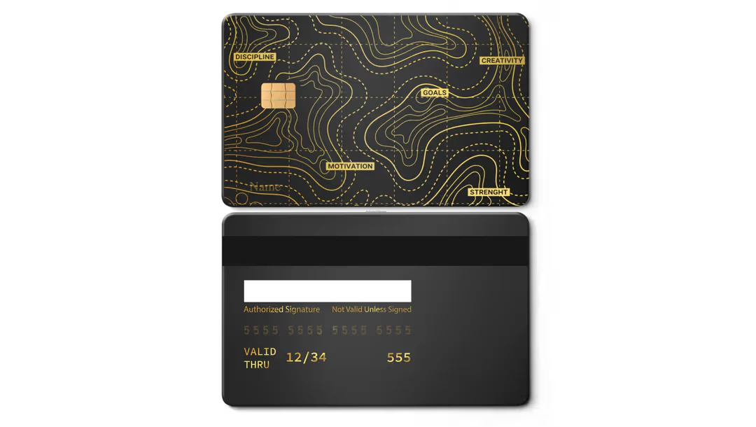 Topography Metal Card - Image 4