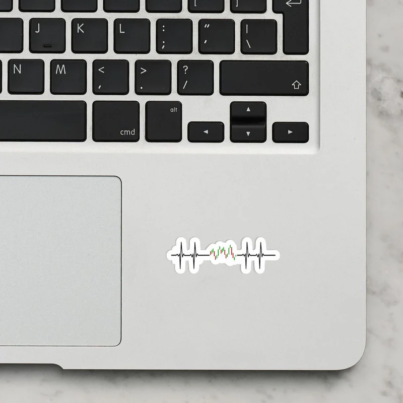 Trading Beats Laptop Sticker - Image 2